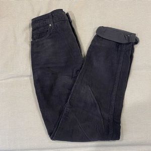 BDG black corduroy mom jeans